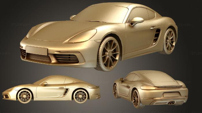 Vehicles (Porsche Cayman, CARS_3115) 3D models for cnc